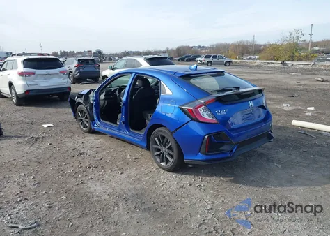 2020 Honda Civic Ex from USA, damaged, VIN SHHFK7H60LU402207